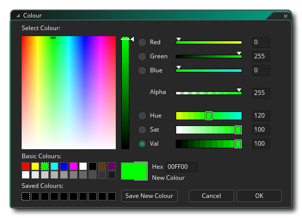 Image Editor Colour Picker