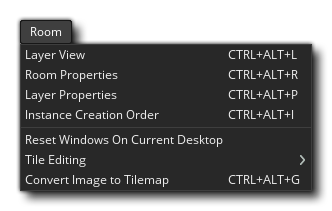 Room Editor Menus