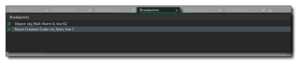 Breakpoints