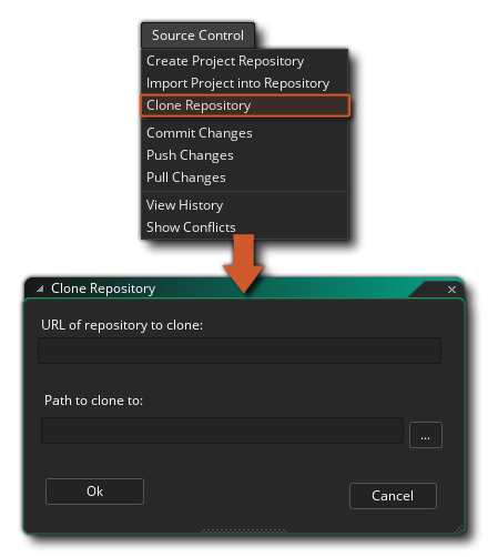 Source Control Clone Repository