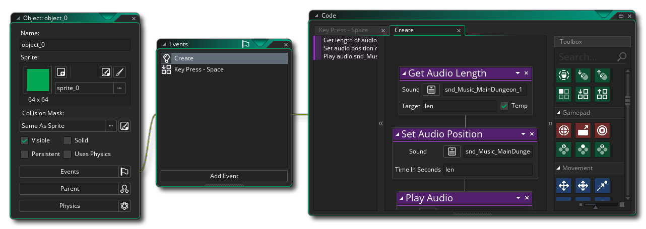 DnD™ Overview Screen