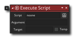 Execute Script Syntax