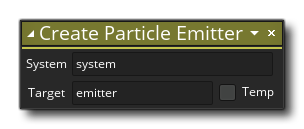 Create Particle Emitter